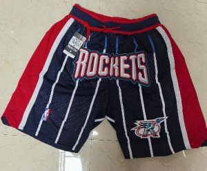 NBA Houston Rockets Just don shorts Marine simple